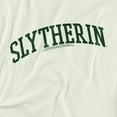 thumbnail image 3 of Harry Potter Slytherin Collegiate Women's Graphic T-Shirt Rolled Sleeve Tee, 3 of 6