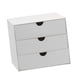thumbnail image 1 of Cajón organizador de escritorio, caja de almacenamiento de maquillaje, a prueba de polvo, multipropósito, duradero, organización de escritorio, cajón Grande Sunnimix organizador de cajones, 1 of 8