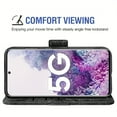 thumbnail image 4 of Wallet Phone Case For Samsung Galaxy S23 S22 S21 S20 S10 S10E S9 S8 S7 S6 S5 S4 S3 FE Plus Ultra + Lite 5G 4G Active Edge S 23 22 21 20 10 9 8 7 6 10e S23+ S22+ S21+ S20+ S10+ S9+ S8+ EF Stand Card Ho, 4 of 4