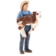 thumbnail image 1 of 2 Figuras De Simulación De Personas, , Campesino, De Juguete Con Un Ternero SM SunniMix Juguete de figura de acción de PVC, 1 of 8