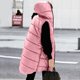 thumbnail image 4 of Chaquetas largas de invierno para mujer, abrigos con capucha, abrigos sin mangas, chaquetas cálidas con bolsillos, abrigos para mujer, 4 of 9