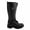 Black, variant on Milwaukee Leather MBL9380 Women's Black 'Jane' 15-inch Leather Combat Style Harness Motorcycle Boots 8.5