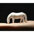thumbnail image 4 of 12 Zodiac Horse Figurine Statue Statues 2.3" Chinese White Porcelain Ceramics, 4 of 6