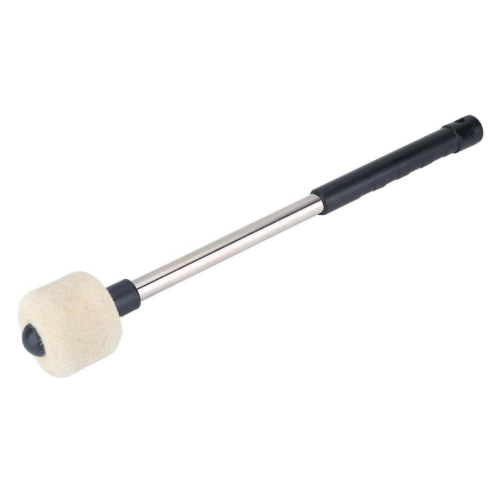 LYUMO Durable Bass Drum Mallet Drumstick with Wool Felt Head Percussion