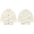 thumbnail image 2 of Esaierr Toddler Boys Sweater Jacket,Baby Boys Cardigan Jacket,Newborn Boys Long Sleeve Button Fall Winter Knit Top for 6M-3Y, 2 of 5