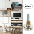 4 Sets Furniture Levelers Chair Leg Table Leveling Feet Adjustable Leg