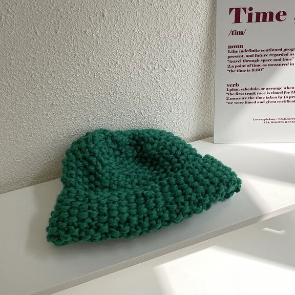 SikaFu Winter Hat Skullies Beanies Hats Winter Beanies For Men Women Coarse Knit Pineapple Pattern Wool Caps Gorras Bonnet Knitted Hat