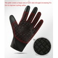 thumbnail image 3 of Fit to Touchscreen Warm Gloves, Water Resistant Windproof Anti-Slip Sports Gloves for Cycling Driving Running Hiking Climbing Skiing Sports, Adjustable Size for Men＆Women, 3 of 6