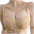 thumbnail image 2 of Nrmvnmi Summer Saving 2024 Push up Bra T-Shirt Bras for Women Wireless Plunge Bra Supportive Molded Pads Bras Comfort Lift up Deep V Neck For Women Gifts, 2 of 6