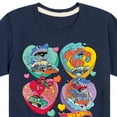 thumbnail image 3 of Hot Wheels - Monster Racing Hearts - Toddler & Youth Short Sleeve Graphic T-Shirt, 3 of 5