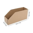 thumbnail image 2 of Hemoton 5pcs Corrugated Cardboard Bins Convenient To Use Topper Opening Storage Boxes Parts Organizing Bins For Storage And Moving, 2 of 8