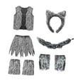 thumbnail image 2 of Conjunto de disfraz de para niños, accesorios de disfraz de animal para fiesta de cosplay de actuación, 2 of 10