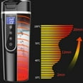thumbnail image 6 of Portable 12V Thermos Van Tea Coffee Mug Electric Thermal Flask Heating Cup Car Accessories BLACK SMALL SCREEN, 6 of 8