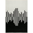 thumbnail image 3 of nuLOOM Olea SuperiorWash Abstract Machine Washable Area Rug, 4' x 6', Olea Black/Cream, 3 of 13