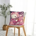 thumbnail image 4 of Hello Kitty Pillow Cover, Square Throw Pillow Cases For Couch Sofa Bed Living Room,Home Decorative, 24"X24", 4 of 9