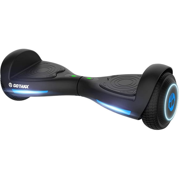GOTRAX FX3 Hoverboard with LED 6.5 inch Wheels, UL2272 Certified, 25.2V 2.6Ah Big Capacity Battery, Dual 200W Motor up to 10km/h (Black)