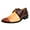 Brown/Tan, variant on LIBERTYZENO Mens Genuine Leather Oxford Formal Dress Shoe