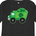 thumbnail image 4 of Inktastic St Patricks Day Irish Clover Dump Truck Childs Boys Long Sleeve Toddler T-Shirt, 4 of 5
