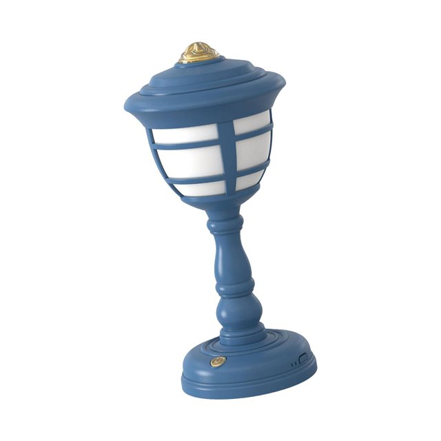 Mini lámpara de mesa regulable para sala de estar junto a dormitorio Azul Zulema lámpara de escritorio