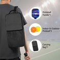 thumbnail image 2 of Pickleball Paddles Set Of 1, Fiberglass Surface, Speed, Lightning, Thunder Print, 1 Paddle, 2 Balls & Bag, 2 of 5
