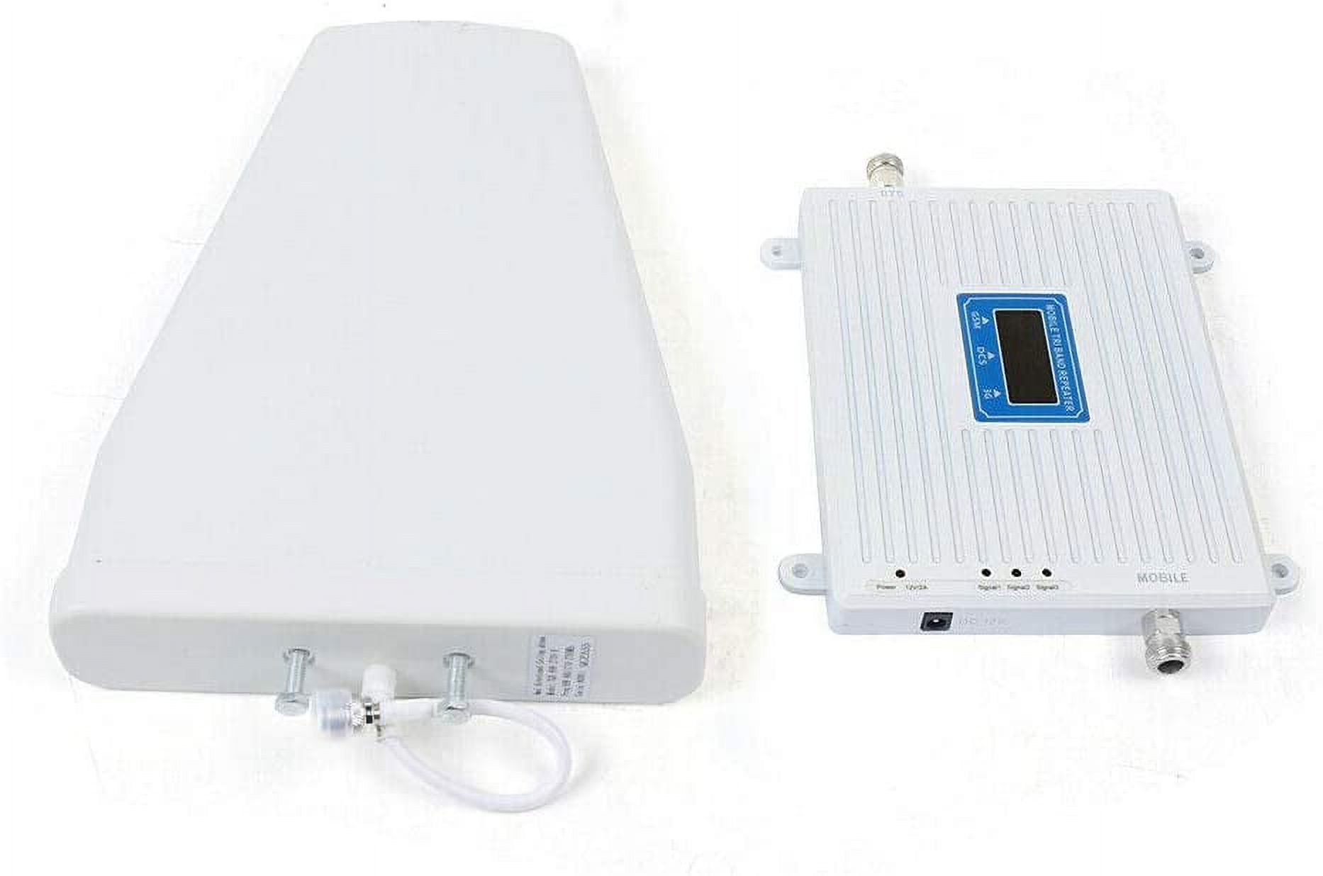 Miumaeov Cell Phone Signal Booster 900/1800/2100MHz 2G/3G/4G Tri Band Amplifier Repeater