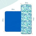 thumbnail image 6 of Wildkin Velour Nap Mat for Toddler Boys and Girls (Confetti Blue), 6 of 8