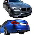 thumbnail image 3 of Ikon Motorsports Compatible with 14-16 BMW F10 LCI M5 Style Front Bumper W/ Foglight + Cover + Rear Bumper, 3 of 6