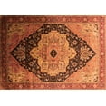 thumbnail image 1 of Ahgly Company Indoor Rectangle Oriental Orange Industrial Area Rugs, 7' x 9', 1 of 4