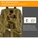 thumbnail image 2 of Soidarity para deportes al aire libre Bolsa grande impermeable Multi bolsillo Hombros Mochilas ajustables de gran capacidad Supervivencia Mochilas de mochilero Camuflaje verde Soidarity OD023066-05, 2 of 6