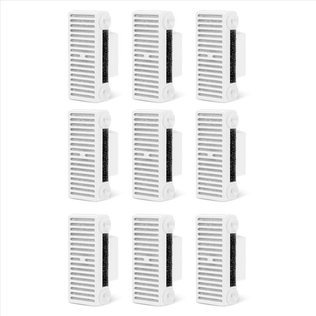 9X Filtros en Forma de T Repuesto de Filtro para Fuente de Agua para Mascotas Mini y Swan Pet Drinking Fountain A