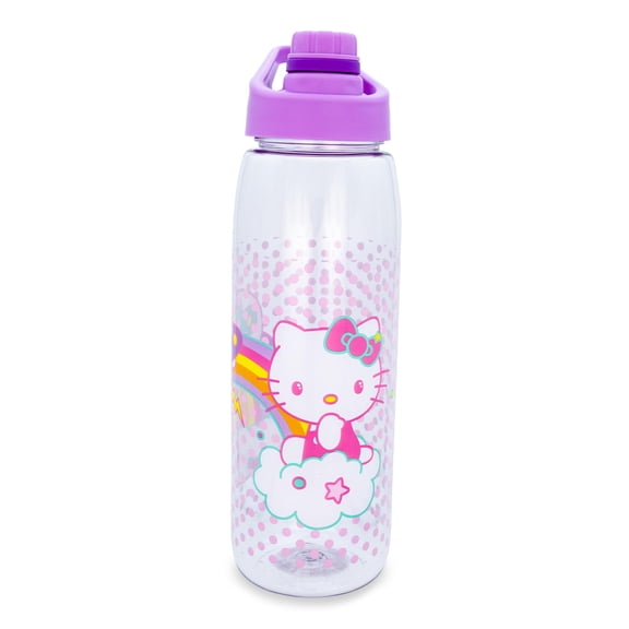 Hello Kitty Pastel Skies 28 oz. Water Bottle with Screw Lid