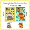thumbnail image 3 of 8Pcs Adorable Character Peels Off Stickers Tablets Skin Upgrades Creative Craft Project Materials, 3 of 8