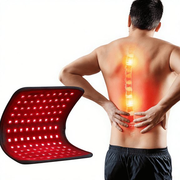 DGYAO New Red Light Thera Belt - Body and Muscle Relaxation with Infrared Light Home Use Buckle Adjustable