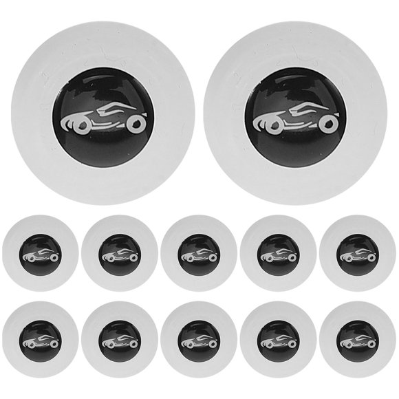 VERDANVERSE 12Pcs Car Door Protector Guards White Glow in The Dark Pads for Anti Collision and Noise