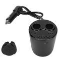 thumbnail image 1 of Adaptador de cargador de coche USB dual Transmisor FM Bluetooth Llamada manos libres 12-24 V Universal para automóvil, 1 of 8