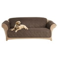 thumbnail image 3 of SureFit Microfiber Pet Sofa Furniture Cover in Chocolate, 3 of 5