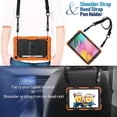 thumbnail image 5 of Samsung Galaxy Tab A 10.1 Case 2019 | SM-T510/T515 Shockproof Rugged Protective Case Cover with Built-in Screen Protector, 360 Stand,Hand Strap& Shoulder Strap for Galaxy Tab A 10.1 Inch, 5 of 6
