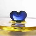 thumbnail image 4 of Taza de cristal transparente creativa y sencilla con forma de corazón para decoración del hogar, estilo nórdico, para parejas, amor, té, leche, café, agua, corazón azul, 4 of 5