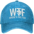 thumbnail image 1 of WTF Where's The Fish Hat for Women Dad Hats with Design Caps, 1 of 6