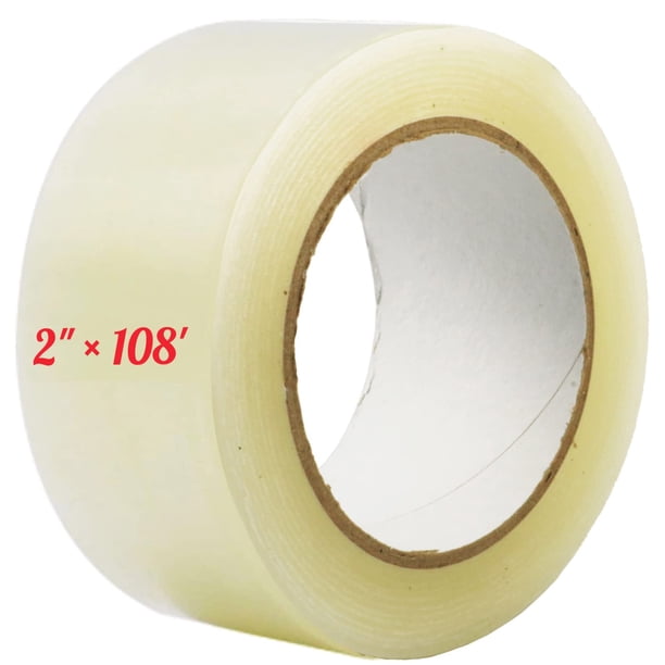 Inslat Cinta de reparación de película de invernadero reforzada de 6 mil, cinta de plástico para cubierta de invernadero, 2" x 108', kit de reparación de parches para cubierta de invernadero transpare