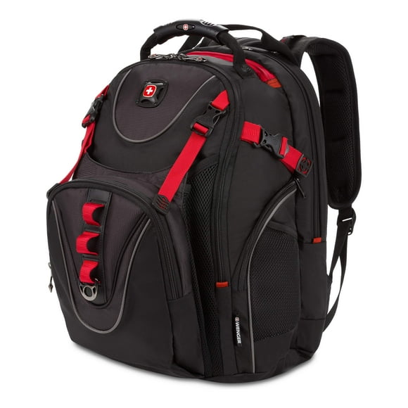 Mochila Wenger Maxxum para portátil 16" negro/roja