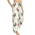 thumbnail image 2 of Balery Christmas Pug Dog print Women's Pajama Pants,Ultra Lightweight Pjs,Lounge Pant-XX-Large, 2 of 9