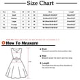 thumbnail image 3 of Babysbule Woman Summer Dresses Women's Fashion Lacing Ruffles Solid Color Short Sleeve V Neck Printed Dress, 3 of 9