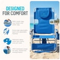 thumbnail image 4 of Ostrich The Backpack 3N1 Portable Chair, Reclining Lounger with Cooler Bag, Blue, 4 of 13