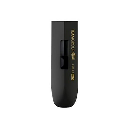 Team C186 - USB flash drive - 64 GB - USB 3.2 Gen 1 - black