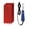blue, variant on New Therahertz 4.0 Light Wave Theapy Blower Iteracare Stretch and Healing Electrical Wand Comb Terahertz Cell Activator Devices   White