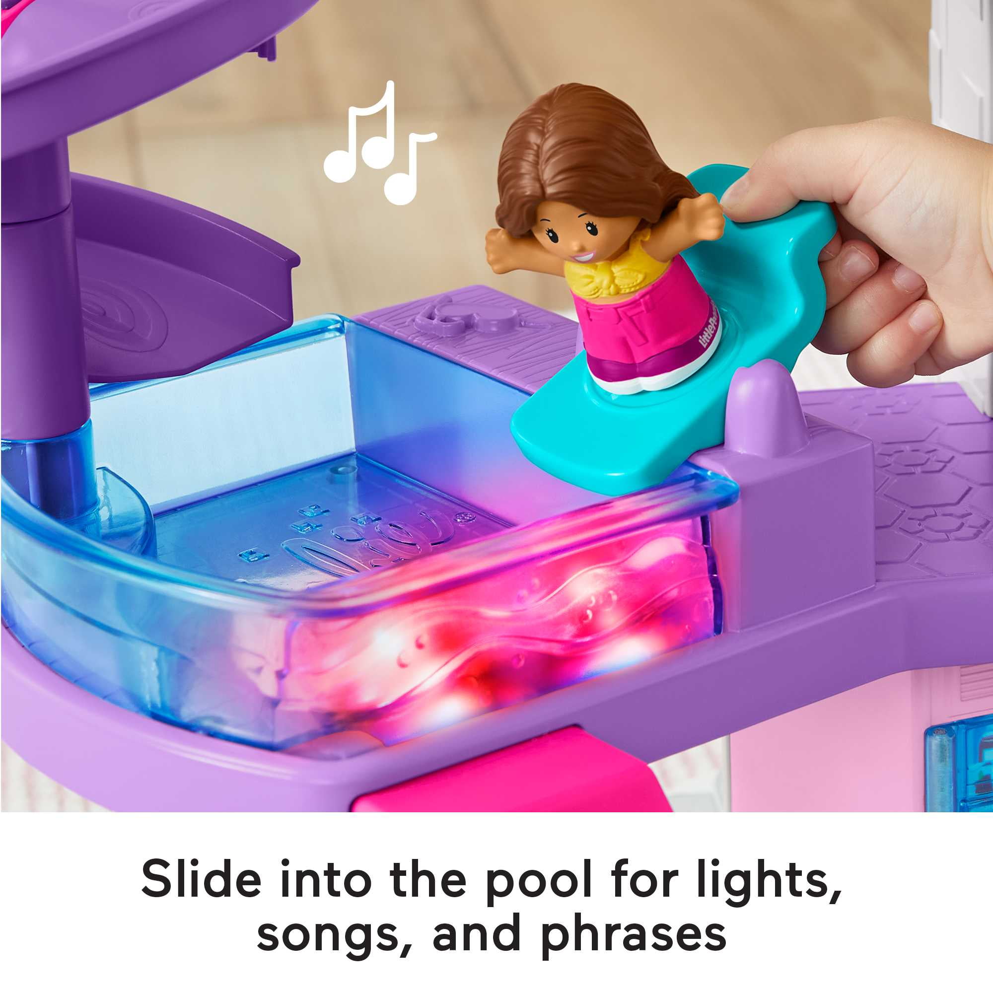 Barbie Little Dream House Interactive Toddler Playset by Fisher-Price Little People