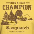 thumbnail image 3 of CafePress - Hide & Seek Champion Sasquatch T Shirt - Light T-Shirt - CP, 3 of 4