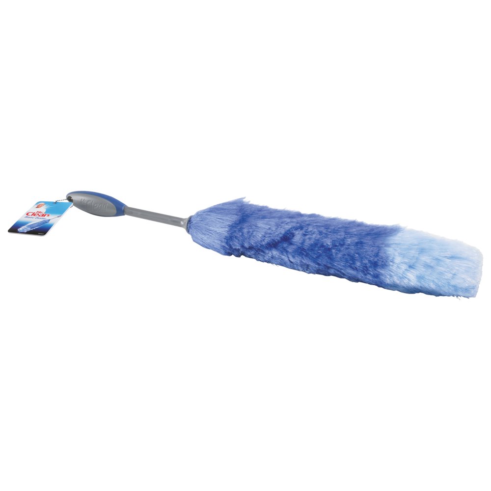 Mr. Clean Electrostatic Long Duster, Blue/Gray, 2" Bristle, 9 1/2