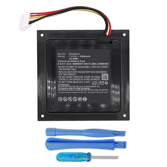5200mAh IBA064GA, ICA002GA Battery Replacement for JBL Partybox 110 Speaker